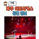 아트 유도 | 제주도 아트서커스 관람 후기 + 제주아트서커스 공연시간 총정리