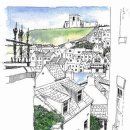 감성 어반스케치 이미지