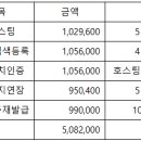 홈페이지 호스팅비용 문의드려요 이미지