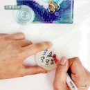 레진아트 휴대폰 그립톡 만들기 이미지