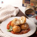 이탈리아 주먹밥 만들기, 연어 아란치니 이미지