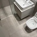 래미안원베일리 | 반포 래미안원베일리 욕실 반벽 바닥 줄눈시공 후기