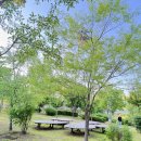 신대호수 팔각정 앞 | 겨울 강아지 산책하기 좋은 광교호수공원 산책코스