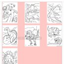 쥬라기공원 색칠하기 공룡 색칠공부 프린트 도안 놀이 카드 무료프린트 무료색칠공부프린트자료 인쇄 이미지 이미지