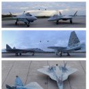 Su-57(펠론), Su-75(체크메이트) 실물 목업 1대1 비교 이미지