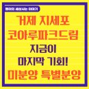 거제 코아루 파크드림 | 거제 지세포 코아루파크드림 지금이 마지막 기회! - 미분양 특별분양