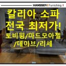 (주)칼리아디자인 | 한샘 수입소파 칼리아토비윙 200만원할인받고 구매가능! 995만원소파가 800만원? 칼리아소파/칼리아...