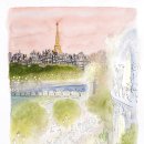 수채화와 여행스케치 이미지