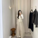 (주)레이온 | 시에 서울 방문, 피팅 후기ㅣ베르 스카프 디테일 가디건, 바인 와이드 플리츠 팬츠