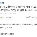 경산시 실거래가 신고기간 60일 ＞＞ 30일 단축 이미지