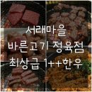 바른정正 부대찌개&육개장 | 서래마을 한우 맛집, JMT] 숙성한우, 럭셔리 바른고기 바른가격 정육점(正肉店) (feat. 3가지 맛 등심...