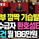 기초수급자 수급 금액 무조건 월 186만원 / 기초수급자 생계급여 계산, 중위소득 확인 방법 이미지