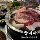 청주 성안길 삼겹살 반지하 내돈내산 후기