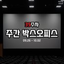 신작들이 쏟아졌던 39주차 주간 박스오피스