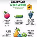 🍎🥝껍질째 먹으면 더 좋은 과일들🍇 이미지