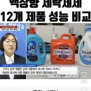 액상향 세탁세제 12개 제품 성능비교 이미지