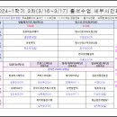 [수업] ★2024-1학기 충북지역대학 3차(3/16~3/17) 출석수업 세부시간표 이미지