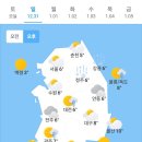 오늘의 날씨🌞☔️☃️, 2023년 12월 31일 일요일 이미지