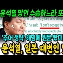 윤석열 망언 수습하느라 또 거짓말! '주어 생략' 해명에 원문 봤더니.. 일본 대변인 맞네! 이미지