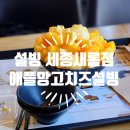 설빙 세종새롬점 | 설빙 세종새롬점 애플망고치즈빙수 먹어봤어요 ! 후기