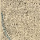 충주댐 사우앙산(四雨央山), 일제시대 지도 --- 국립중앙박물관 이미지