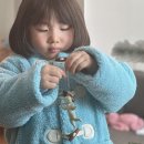 한파특보 유아 등원룩 오즈키즈 에버블루 뽀글이 코트