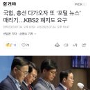 국힘, 총선 다가오자 또 ‘포털 뉴스’ 때리기…KBS2 폐지도 요구 이미지