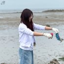 가수 바다, 박해윤, 권은비 바다에서 봉사활동 이미지