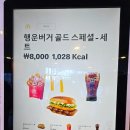 한국맥도날드(유)남천점 | 맥도날드 행운버거 골드 스페셜 세트 &amp;컬리후라이 페이커 기부 버거 후기