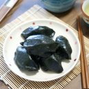 둥근모싯잎송편 이미지