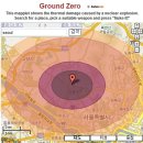 <독점입수>美 DTRA의 서울, 오산, 부산, 3개 도시 핵폭격 시뮬레이션 이미지