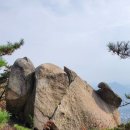 북한산 아기곰 바위. 이미지