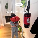 한마음 키즈짐 태권도장 | 유아샌드백으로 홈트레이닝! 6세 7세 남아 크리스마스 선물 추천 짐앤키즈 복싱 세트