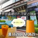 수플레이스 | 투썸플레이스 메뉴 홍시주스 퍼스널옵션도 가능했던 신상메뉴 내돈내산 후기
