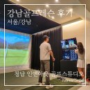 골프 인 | 강남골프레슨 인앤아웃 청담 골프스튜디오 원포인트 레슨 후기!