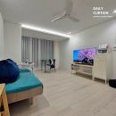 [죽전 커튼] 감각적인 커튼 스타일링으로 완성한 수지 성복역 성동마을 풍산아파트 인테리어
