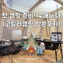 매드 고릴라 | 캠핑 입문기 | 🏕️캠린이 부부의 첫 캠핑준비 | 고릴라캠핑 동구점 방문후기 | 캠핑용품·꿀팁 총정리