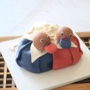 기러기원앙케이크 원데이클래스 보자기떡케이크 수업 원앙떡케이크 수업 후기《달코미꽃떡》 공방 수업