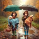 멍이와냥이 이미지