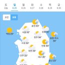 오늘의 날씨🌞☔️☃️, 2024년 8월 25일 일요일 이미지