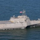 미해군, 마지막 연안전투함 LCS-38 USS 피에르 취역 이미지