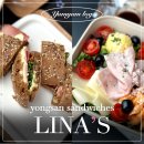 [용산] 아이파크몰 맛집, 리나스 샌드위치 내돈내산 후기(까망베르, 머쉬룸 치즈감자, 잠봉 팬네 샐러드)