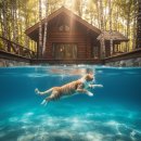 같은 명령어로 생성한 AI 이미지 어떤게 더 취향인지 고르고 가욥 이미지