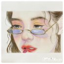 기초 스케치와 캐리커처 이미지