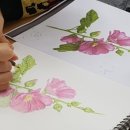 색연필로 쉽게 따라 그리는 꽃그림 이미지