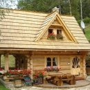 통나무집 이미지