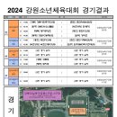 2024 강원소년체육대회 일정&결과(4월4일~6일) 이미지