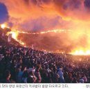 정월대보름 화왕산 억새태우기 축제 이미지