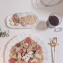 가볍게 즐기는 브런치 만들기 | 주말 아침, 봄기운 가득한 식재료로 가볍게 차려본 홈브런치 한 상. 하림닭가슴살 찹스테이크 블랙페퍼