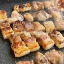 부추랑 삼겹살 이미지